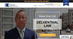 Desktop Screenshot of delventhal-law.com